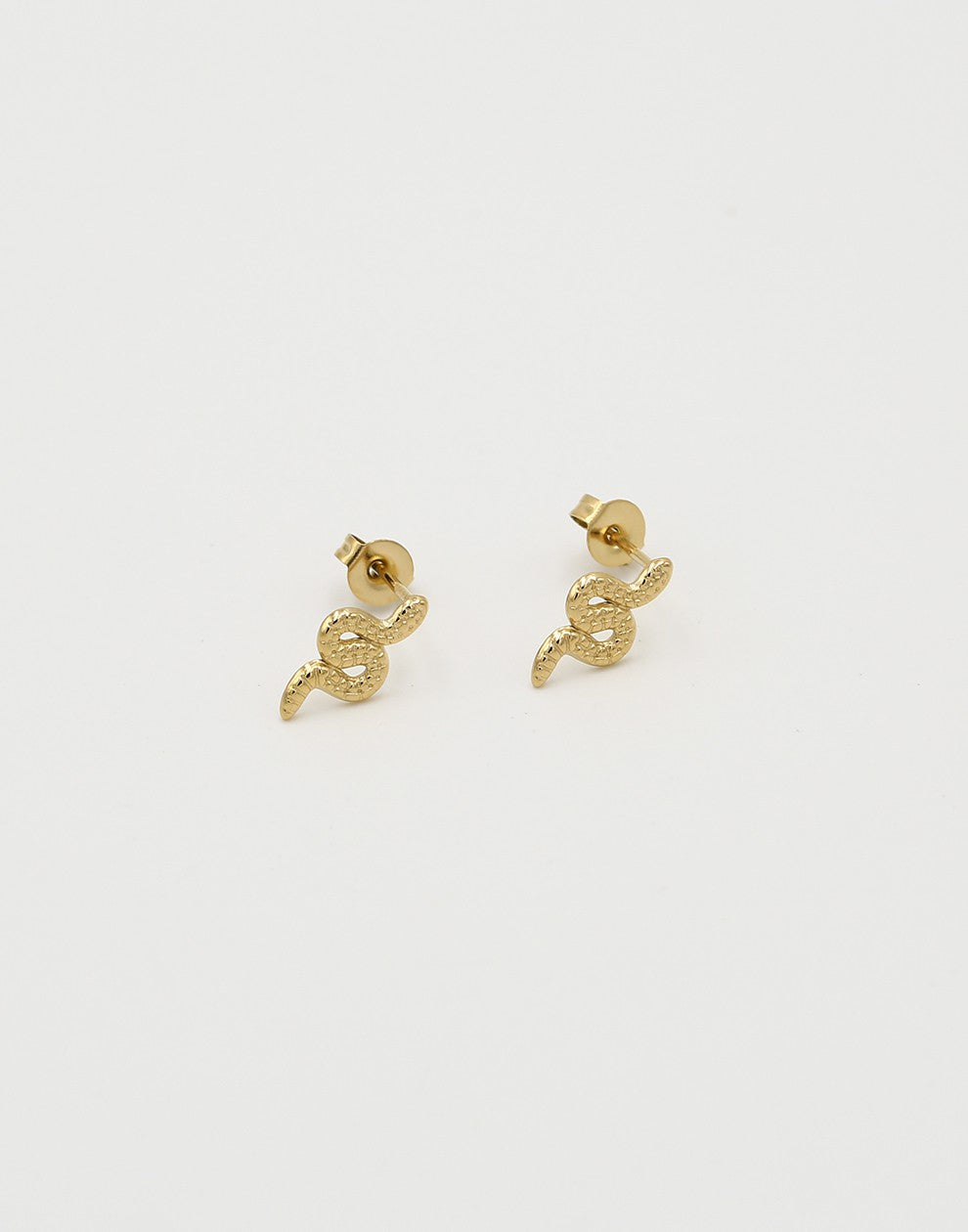 Studs snake gold-colored