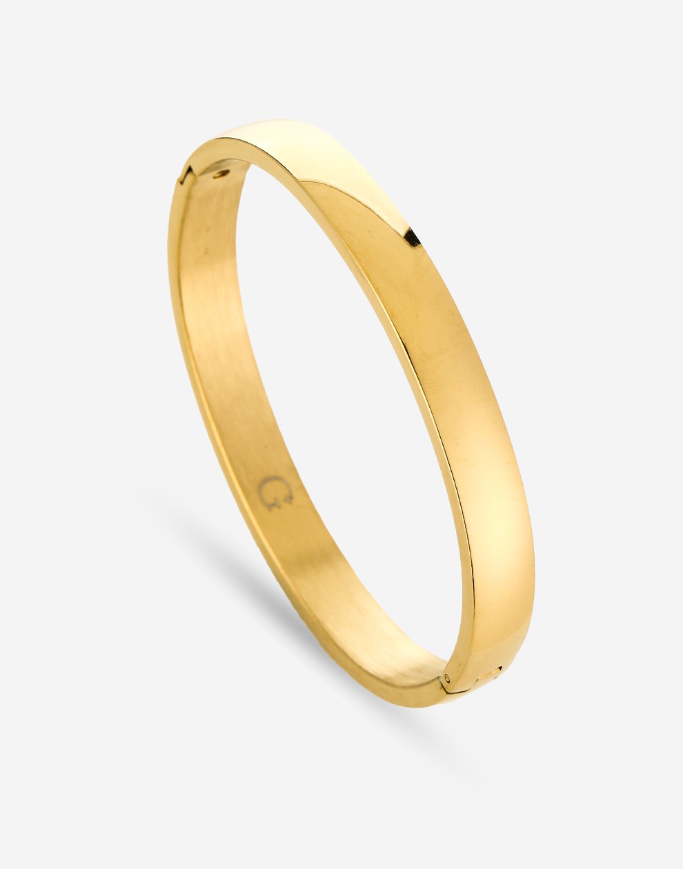 Chunky bangle goudkleurig