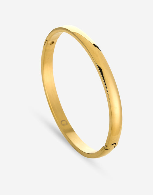 Bangle breed goudkleurig