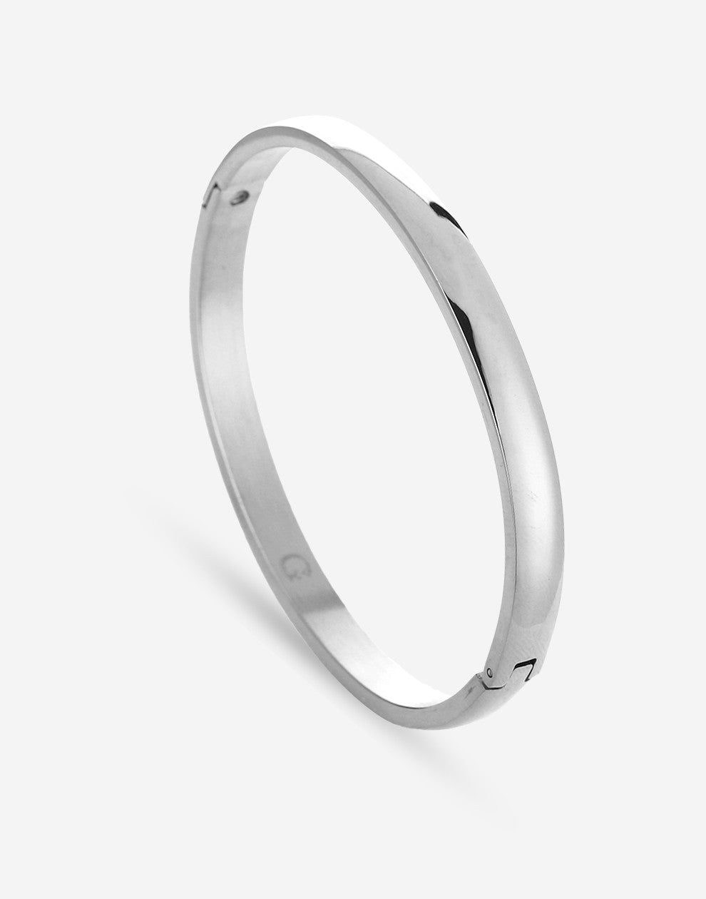 Bangle breed zilverkleurig