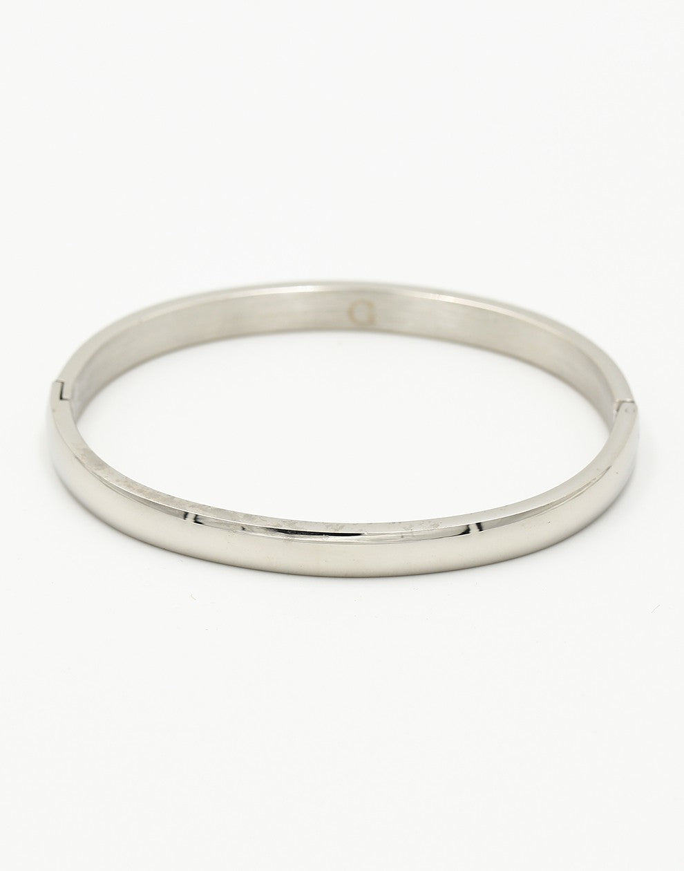 Bangle breed zilverkleurig