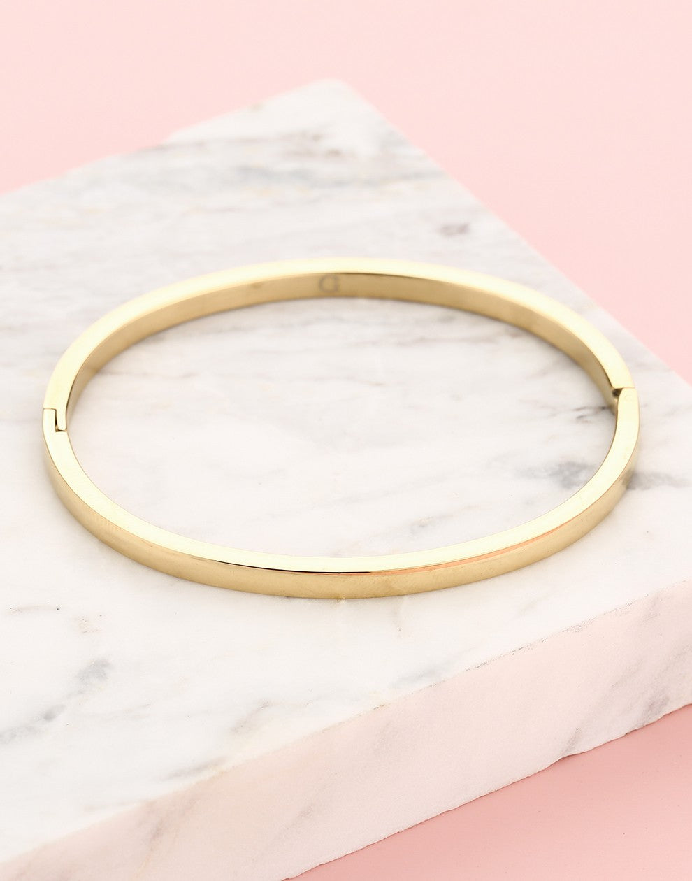 Klassieke bangle goudkleurig