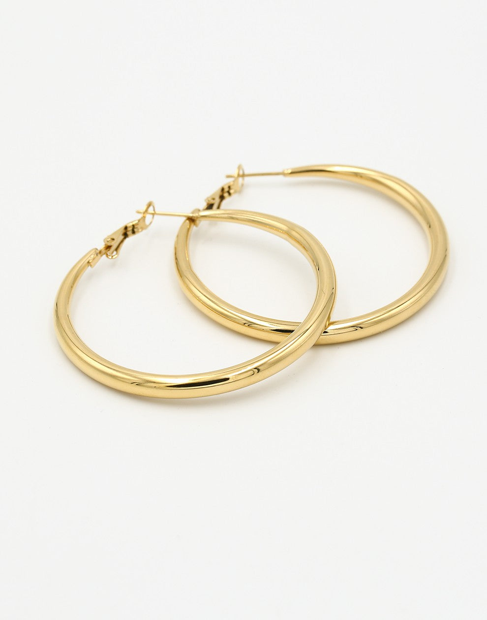 creolen hoops 50mm goudkleurig