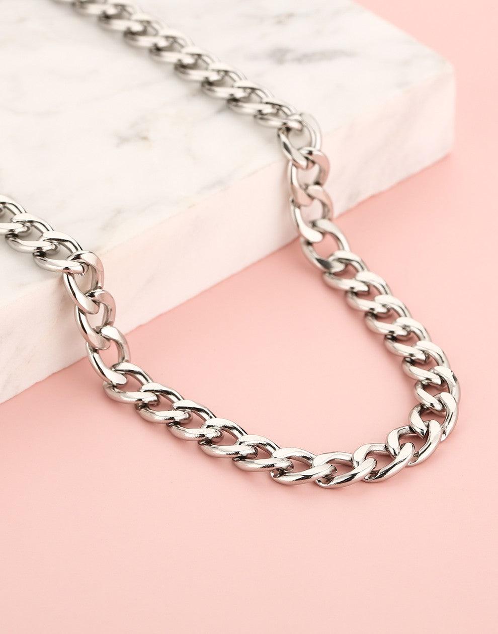 Schakelketting zilverkleurig