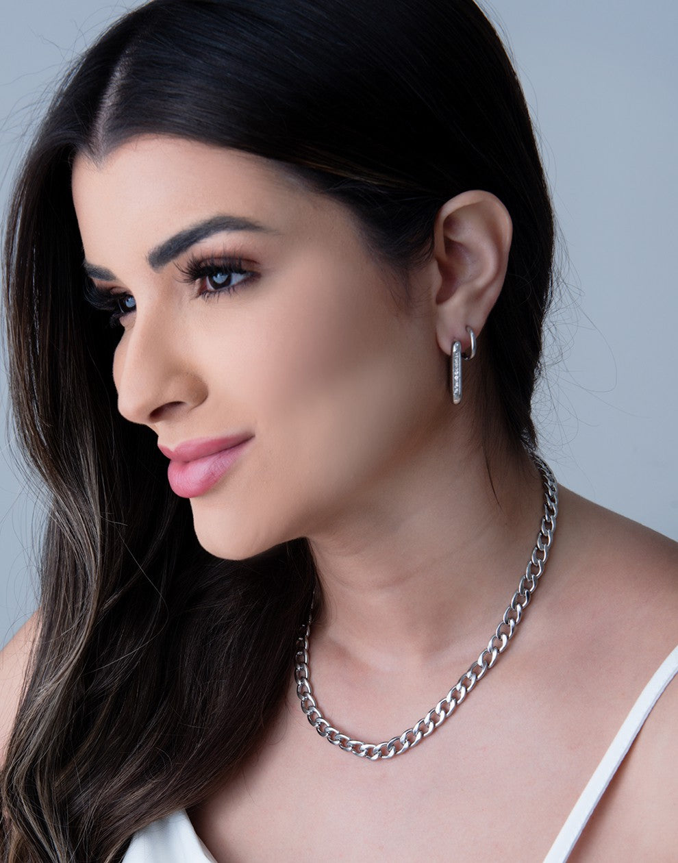 Schakelketting zilverkleurig