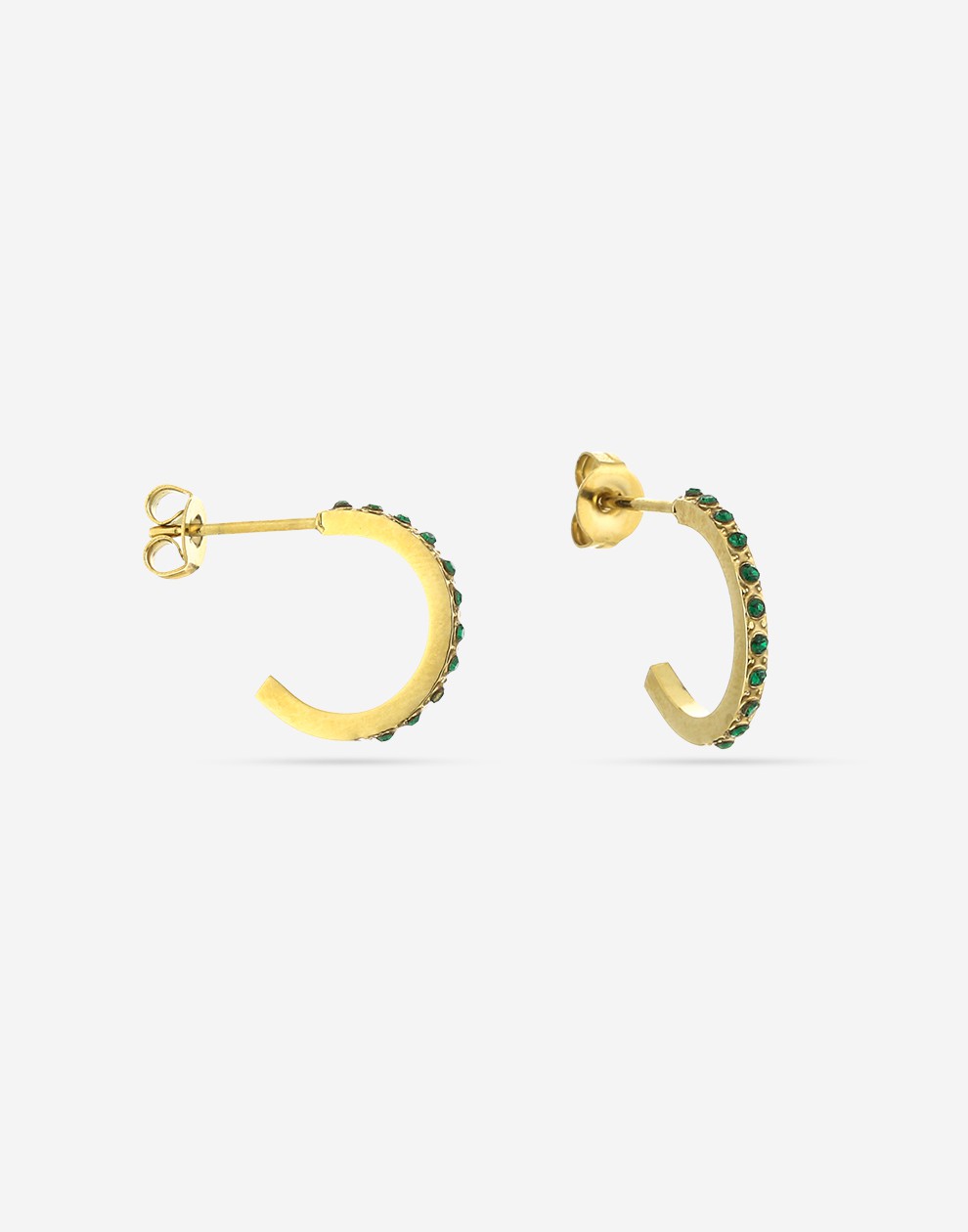Huggie stones green
