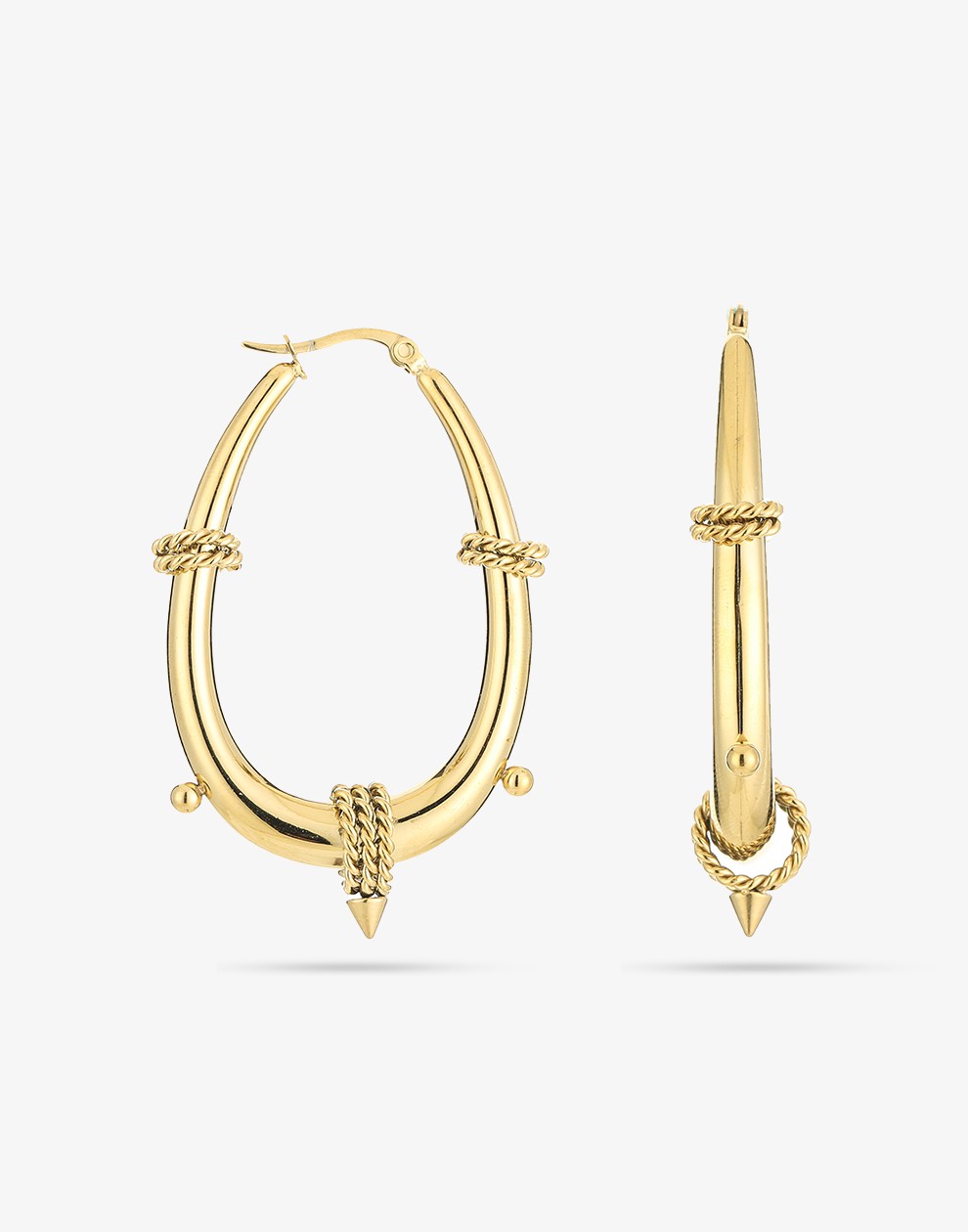 hoops bali gold-colored large