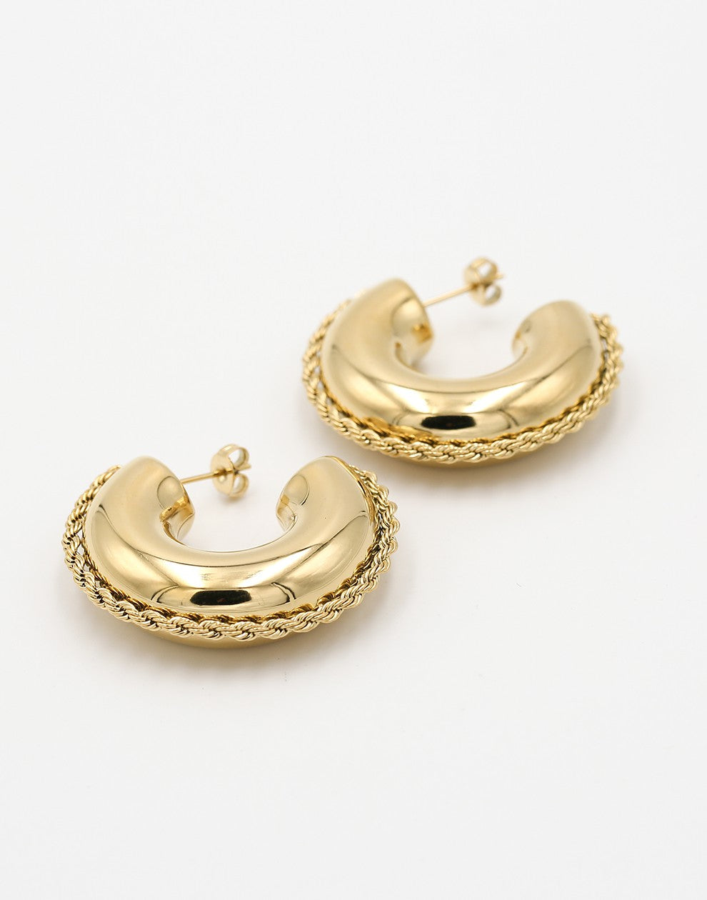 Chunky hoop tribal goudkleurig