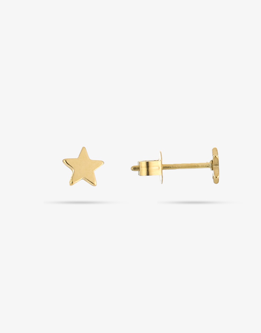 Studs star gold-colored