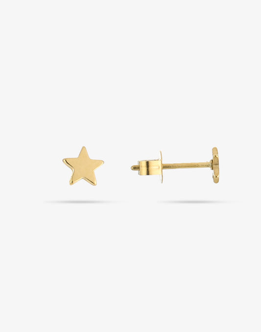 Studs star gold-colored