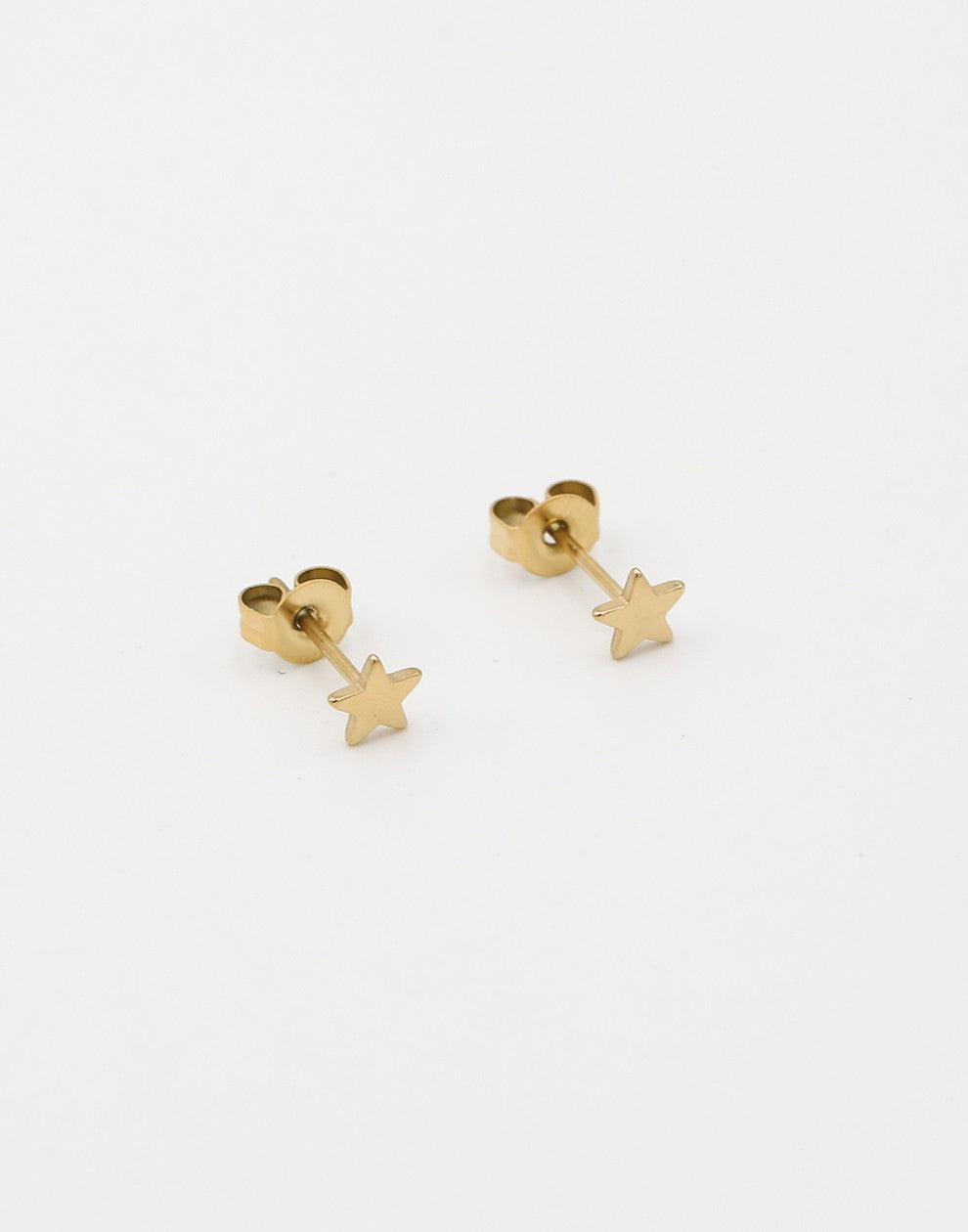 Studs ster goudkleurig