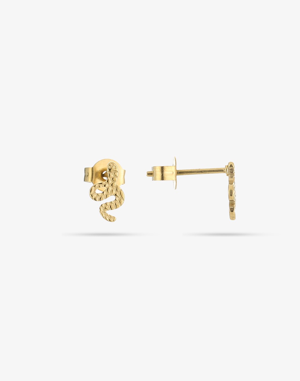 studs snake gold-colored