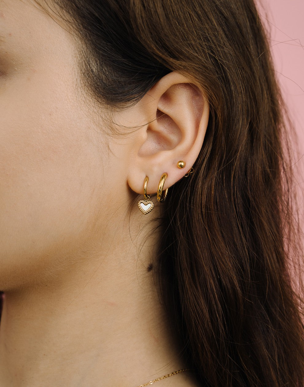 mother-of-pearl heart earrings