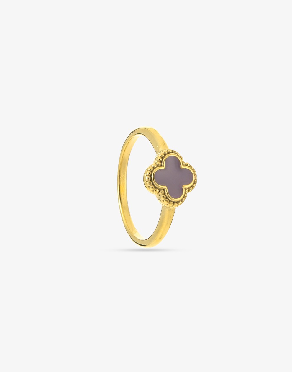 Klaver ring lila