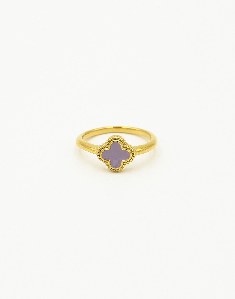Klaver ring lila