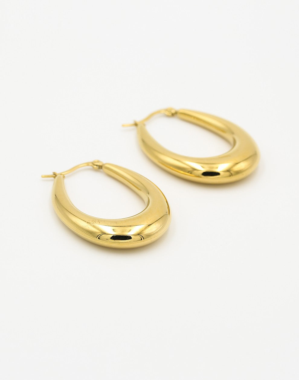 vintage hoops goudkleurig