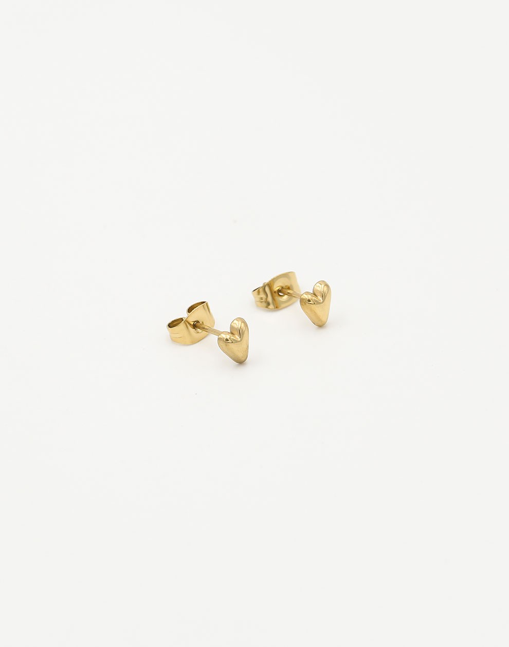 studs speels hartje goudkleurig