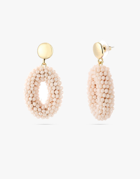 oorbellen off white steentjes