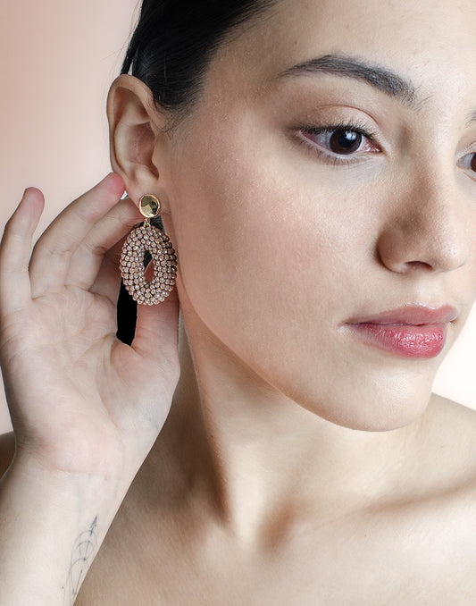 oorbellen camel steentjes