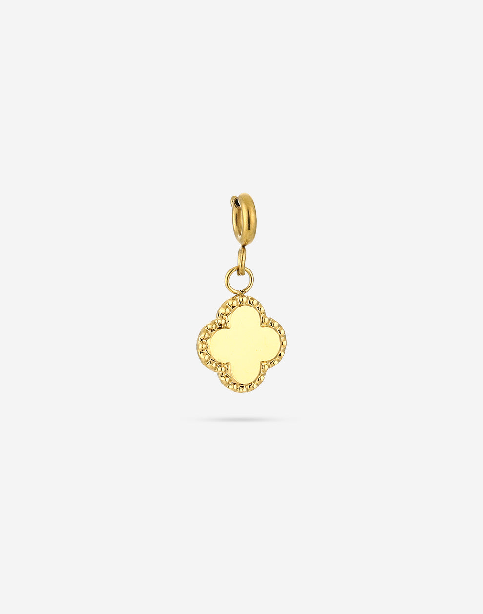 Loose clover charm gold-colored