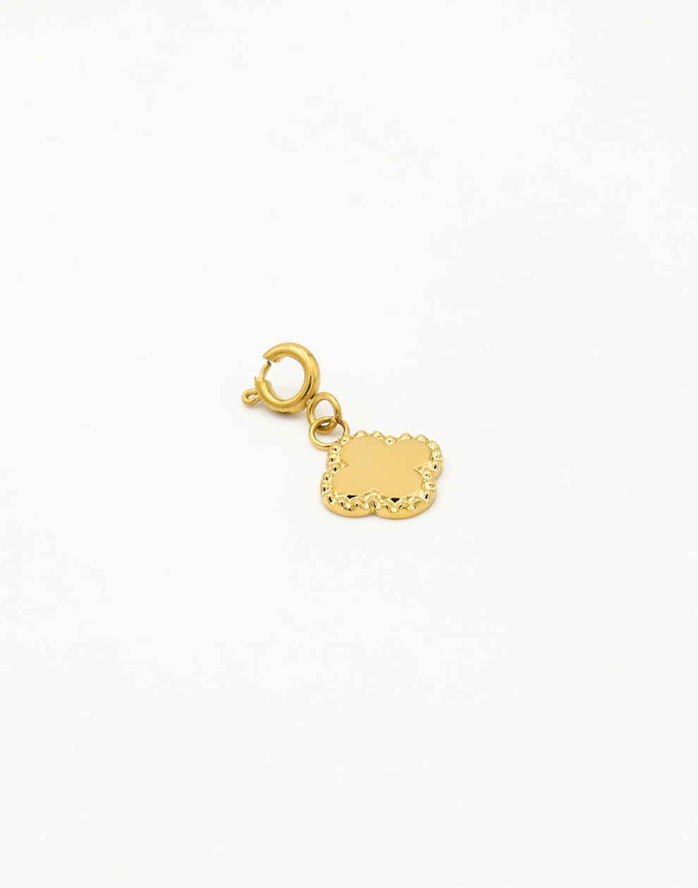 Loose clover charm gold-colored