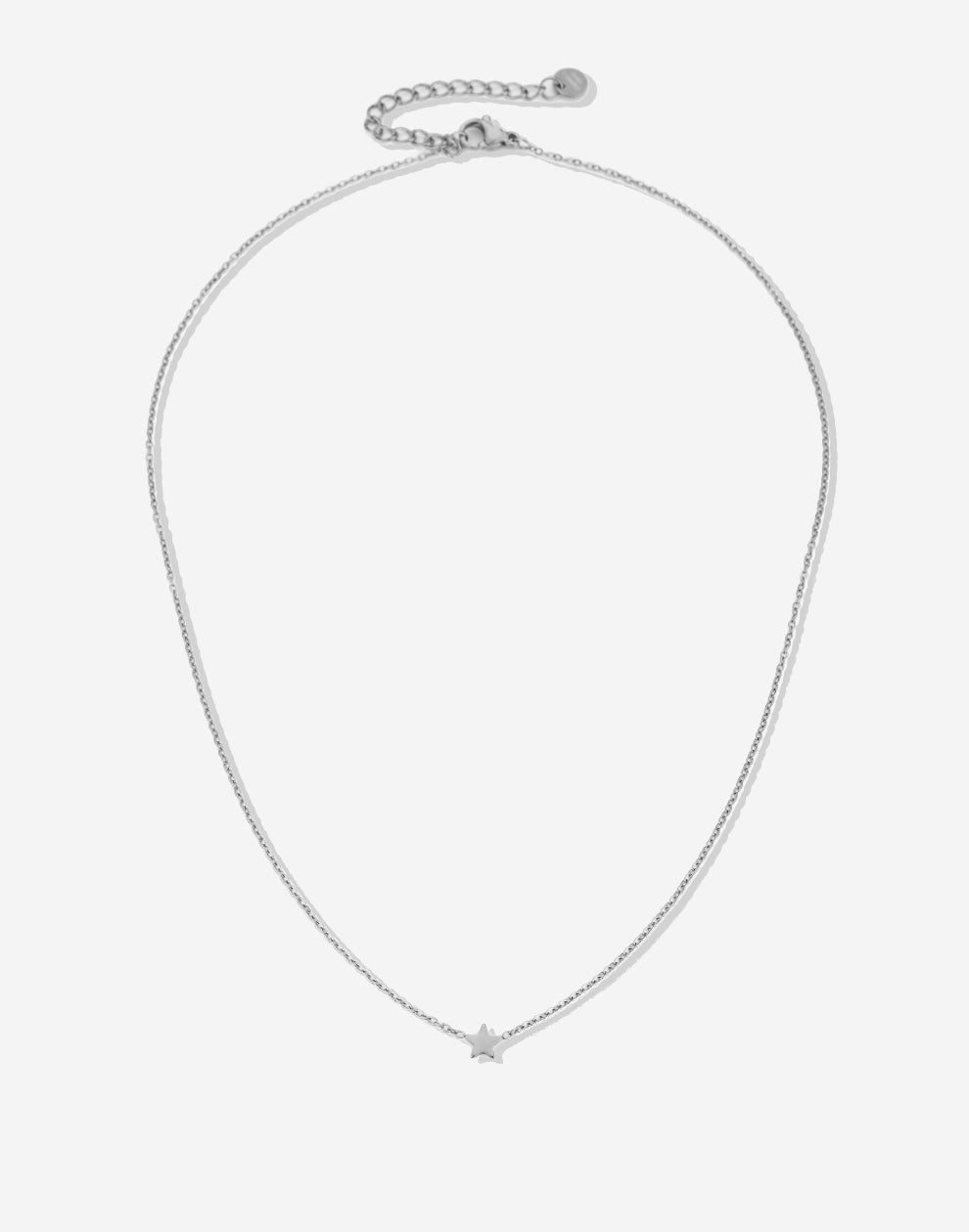 Ketting kleine ster zilverkleurig