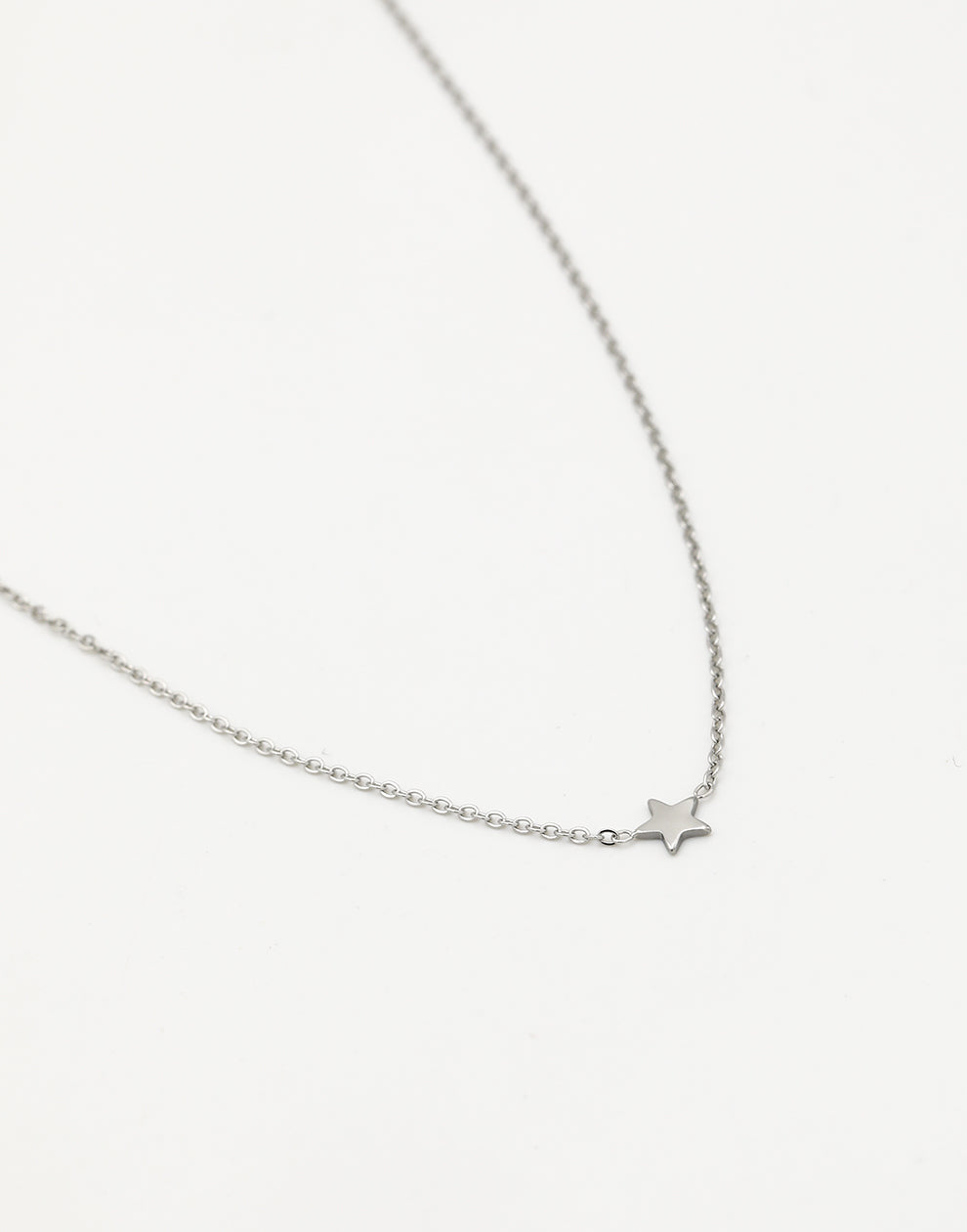 Ketting kleine ster zilverkleurig