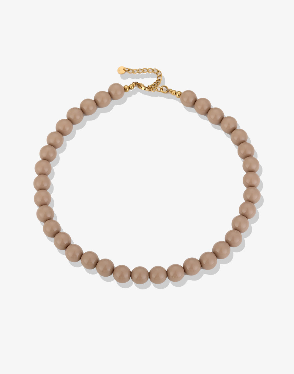Beige kralenketting