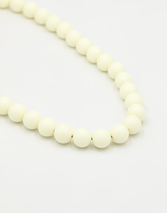 Offwhite kralenketting