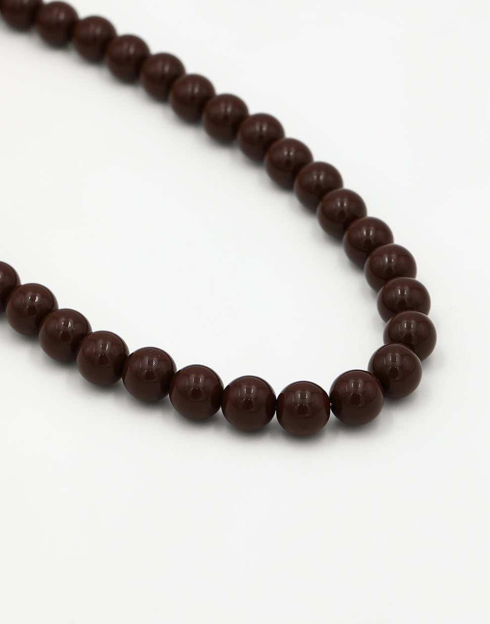 Bruine kralenketting