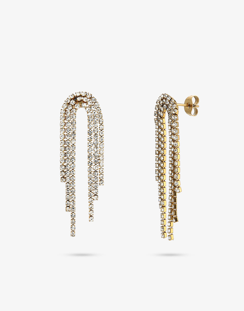 Tennis party oorbellen boog