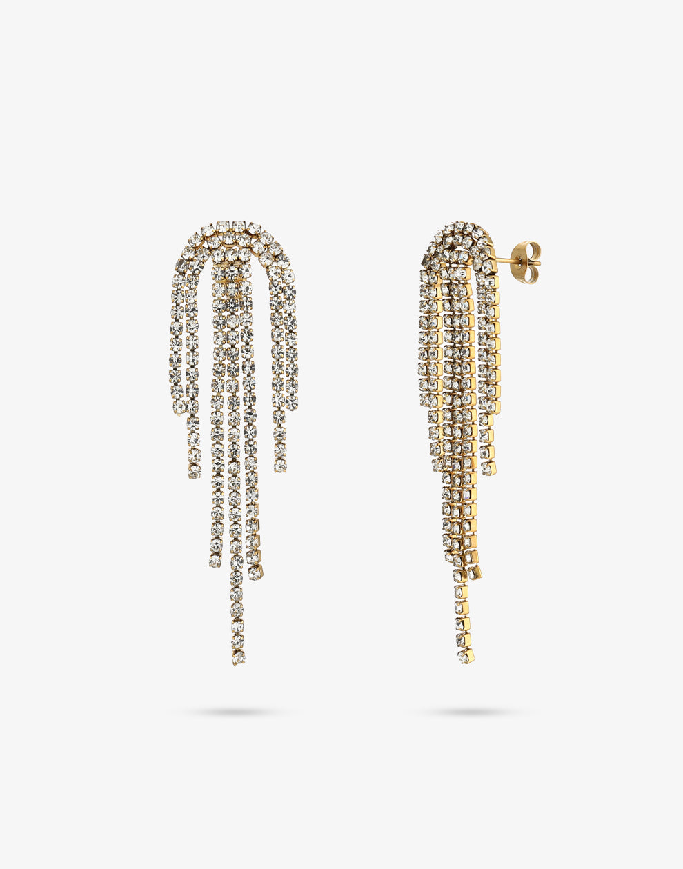 Tennis party oorbellen chique