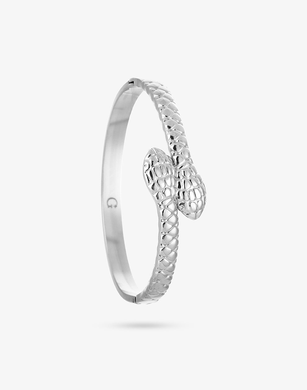 Bangle snake zilverkleurig