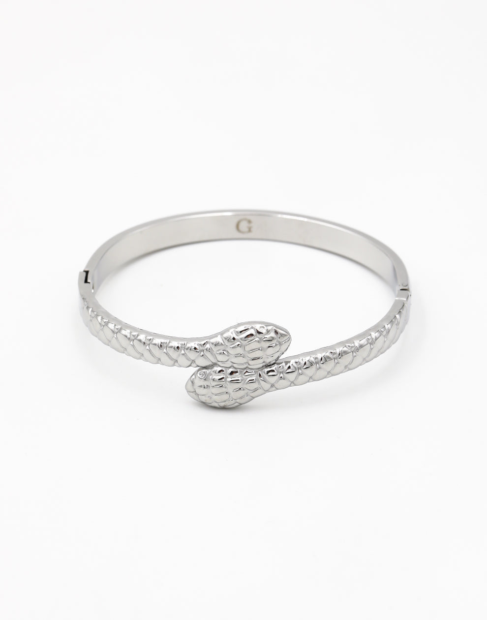 Bangle snake zilverkleurig