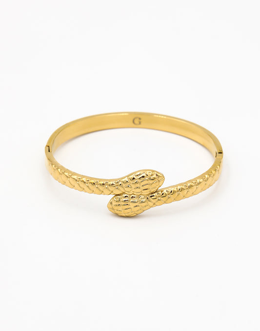 Bangle snake goudkleurig