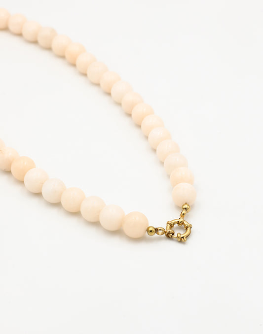 Kralenketting beige