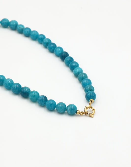 Kralenketting blauw