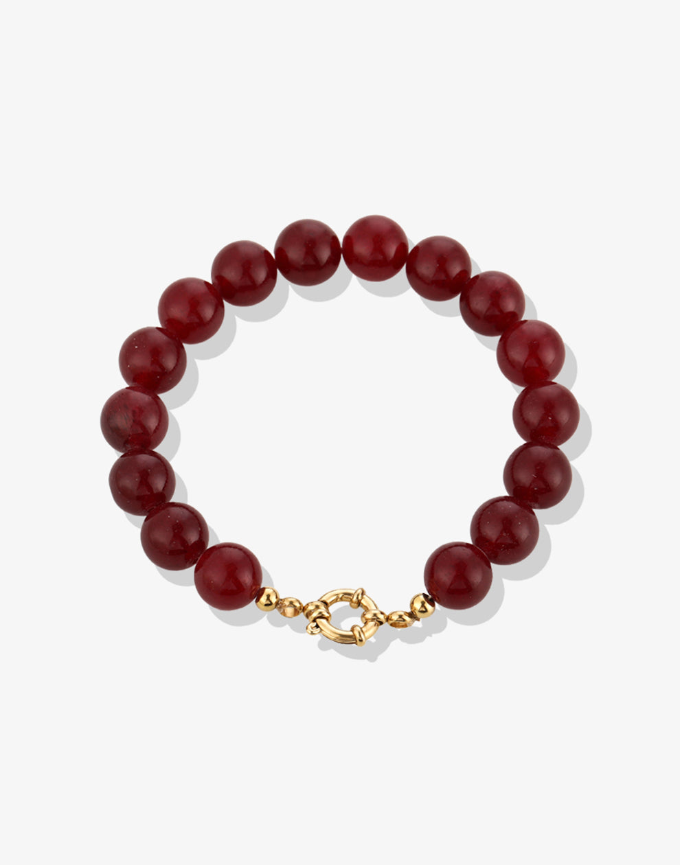 Kralenarmband bordeaux