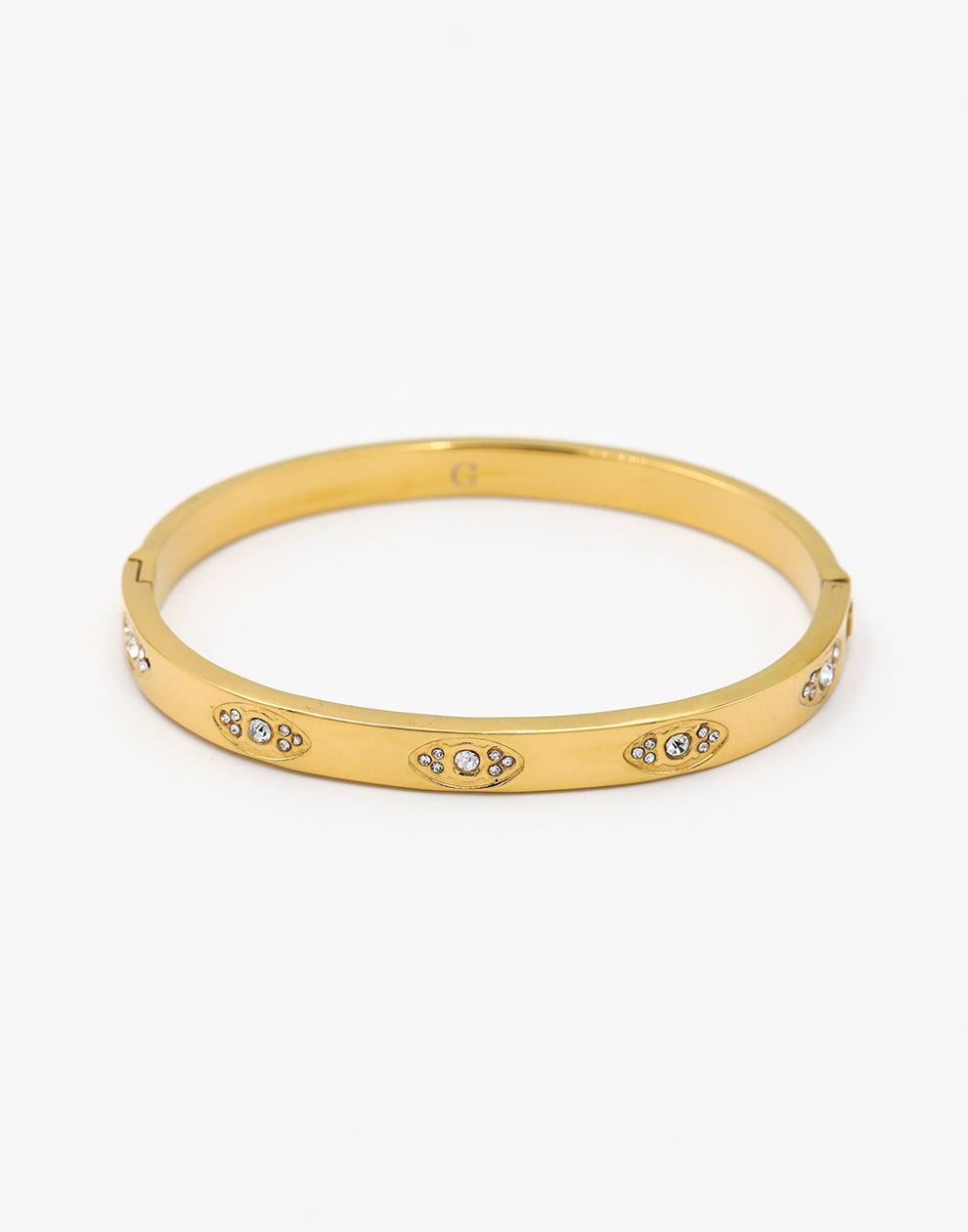 Bangle met steentjes patroon
