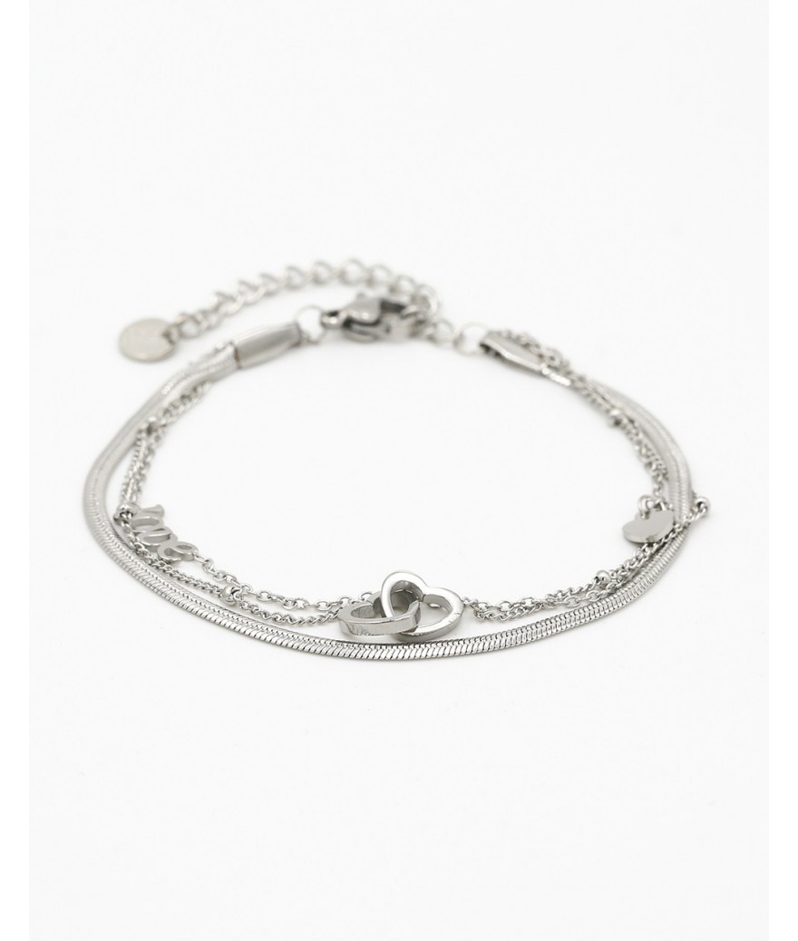 armband love zilver