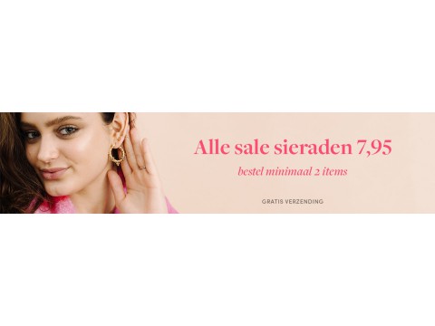 Sale: Alle producten € 7,95 bij aankoop van minimaal 2 producten!
