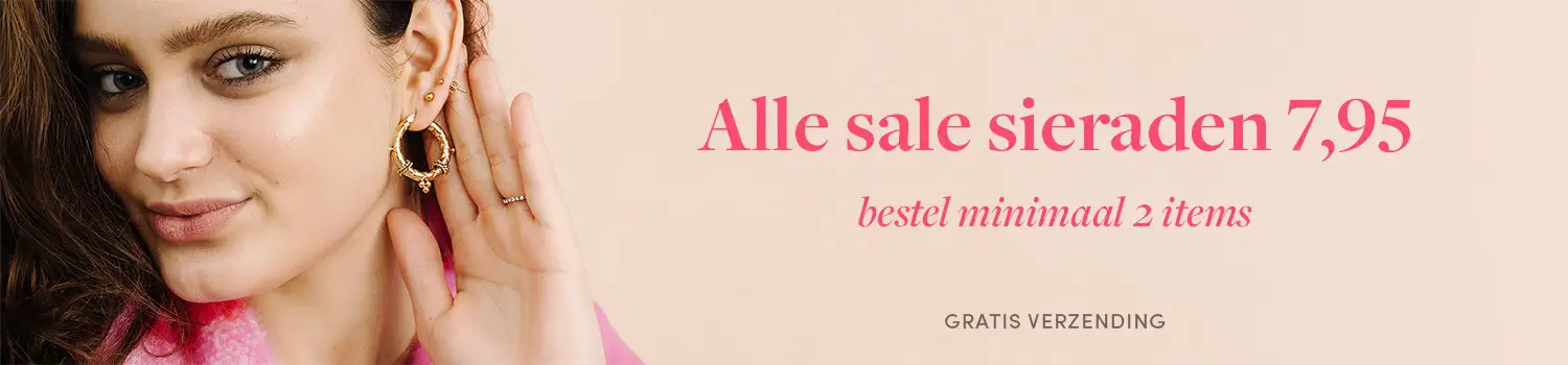 Sale: Alle producten € 7,95 bij aankoop van minimaal 2 producten!