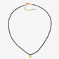 kralenketting hartje zwart