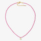 kralenketting rood met klaver