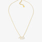 Ketting love steentjes goudkleurig