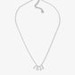 Ketting love steentjes zilverkleurig