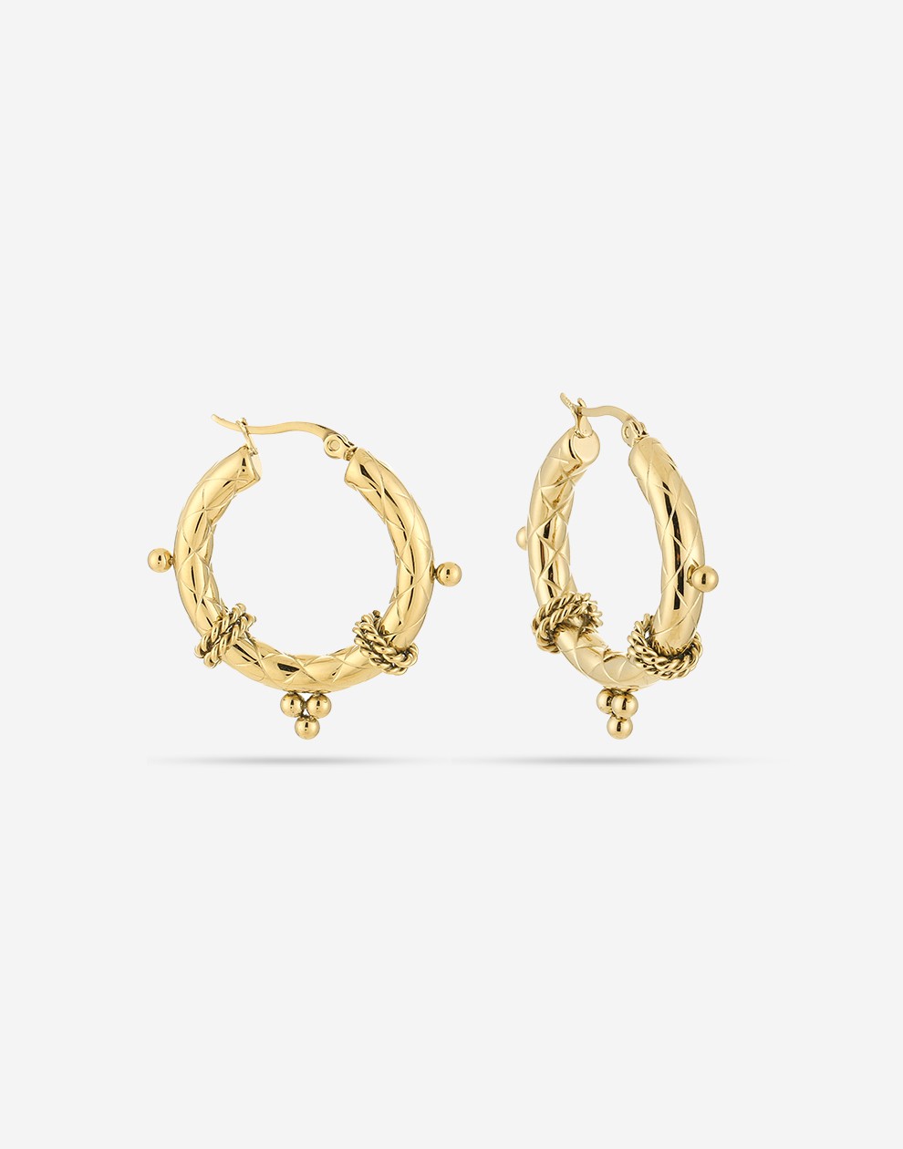 hoops chunky bali goudkleurig