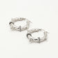 hoops chunky bali zilverkleurig