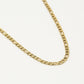 Basic schakelketting 45cm goudkleurig