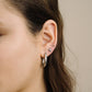 studs speels hartje zilverkleurig